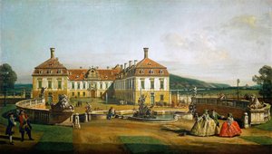 Le château impérial de Schlosshof, côté cour d