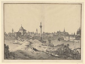 Vue imaginaire de Padoue - Bernardo Bellotto