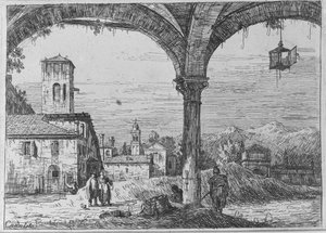 Paysage - Vue de Padoue depuis les fortifications - Bernardo Bellotto