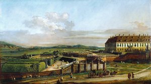 Le château de Schlosshof vu du nord - Bernardo Bellotto