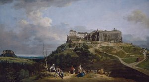 La forteresse de Königstein, 1756-1758 - Bernardo Bellotto