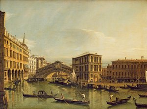 Le Grand Canal, Venise - Bernardo Bellotto