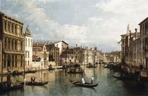 Le Grand Canal, Venise, vue vers l