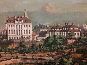 Vue de Varsovie depuis le château royal (détail) - Bernardo Bellotto