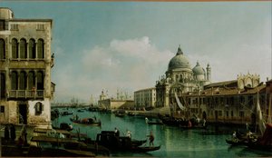 Vue du Grand Canal : Santa Maria della Salute et la Dogana depuis le Campo Santa Maria Zobenigo - Bernardo Bellotto