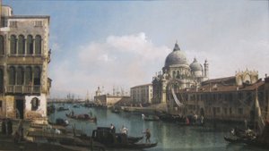 Vue du Grand Canal : Santa Maria della Salute et la Dogana depuis le Campo Santa Maria Zobenigo - Bernardo Bellotto