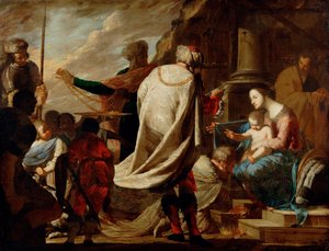 Adoration des mages - Bernardo Cavallino
