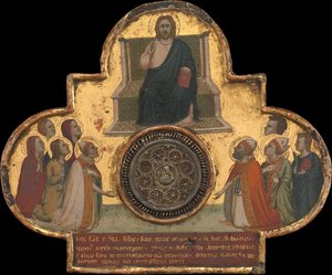 Christ en majesté avec des saints, vers 1325 - Bernardo Daddi