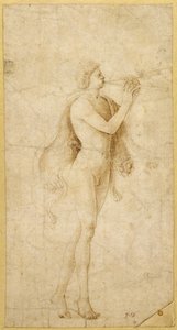 Un satyre jouant de l