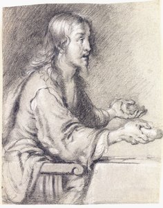 Le Christ à Emmaüs présentant le pain - Bernardo Strozzi