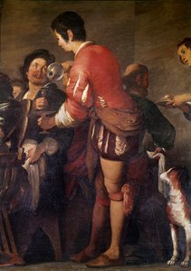 Le repas chez Simon le Pharisien (détail) - Bernardo Strozzi