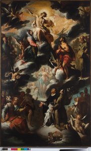 La Vision de Saint Dominique (Paradis) - Bernardo Strozzi