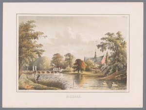 Stadsgezicht te Alkmaar - Bernardus Gerardus ten Berge