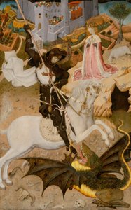 Saint Georges et le dragon - Bernat Martorell