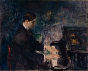 Nils Larsen jouant - Bernhard Dorotheus Folkestad