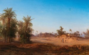 Une scène en Égypte - Bernhard Fiedler