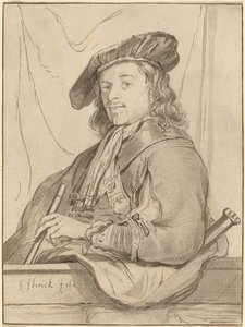 Homme au parapet, 1773, publié en 1774 - Bernhard Schreuder