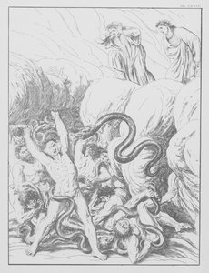 La Divine Comédie de Dante, Inferno (Enfer), Planche XXXVII - Bernhard Schuler