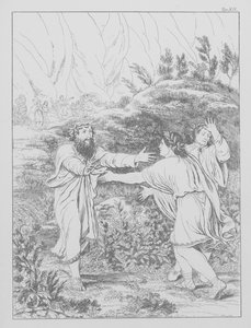 La Divine Comédie de Dante, Purgatorio (Purgatoire), Planche XII - Bernhard Schuler