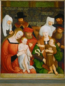 Die Heilige Sippe (peinture sur bois)