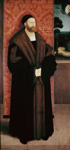 Portrait de Conrad Rehlinger et de ses enfants (détail) - Bernhard Strigel