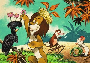 Léo le lion sympathique