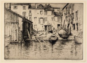 Magasin de bateaux, Venise - Bertha E. Jaques