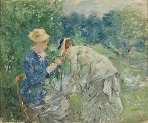 Au bois de Boulogne - Berthe Morisot