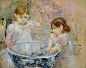 Enfants au bassin, 1886