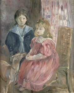 Double portrait de Charley et Jeannie Thomas, enfants du cousin de l