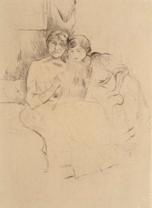 Leçon de dessin - Berthe Morisot