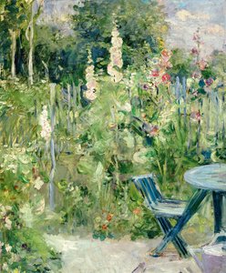 Roses trémières, 1884