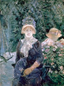 Dans le jardin, 1883 - Berthe Morisot