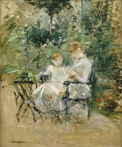 Dans le jardin, vers 1885 - Berthe Morisot