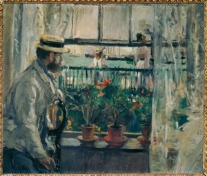 Intérieur, Île de Wight - Berthe Morisot
