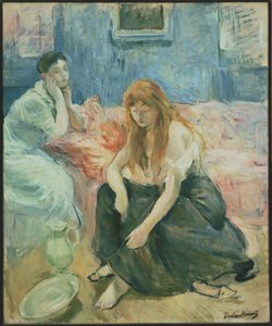 Jeunes femmes à leur toilette (titre donné par l