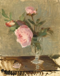 Pivoines, vers 1869