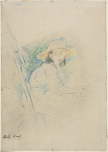 Fille Assise (Julie Manet) - Berthe Morisot