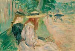 Sur un banc du Bois de Boulogne - Berthe Morisot