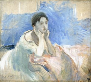 Jeune fille appuyée, 1894 - Berthe Morisot