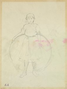 Jeune fille avec un cerceau, 1888 - Berthe Morisot