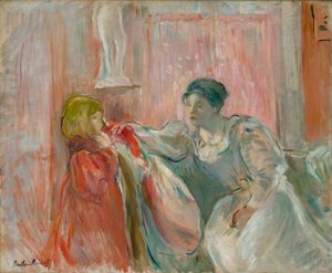 Jeune femme et enfant