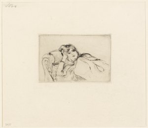 Jeune femme au repos - Berthe Morisot