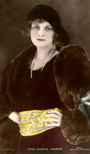 Gladys Cooper 1888-1971, actrice anglaise, début du 20e siècle - Bertram Park