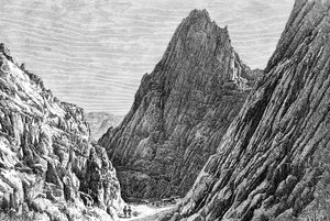 Le col de Lataband, Afghanistan - Auguste Bertrand