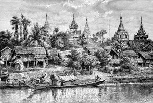 Yenan Gyong, Myanmar, 1895 - Auguste Bertrand