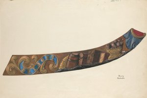 Panneau de nom du schooner