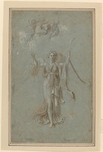 Étude pour la figure de la Renommée - Biagio Pupini