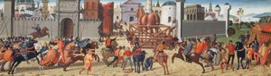 Le Siège de Troie II : Le Cheval de bois - Biagio di Antonio