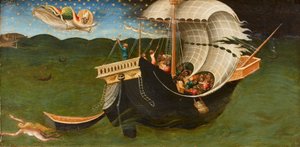 Saint Nicolas de Bari bannissant la tempête, 1433-1435